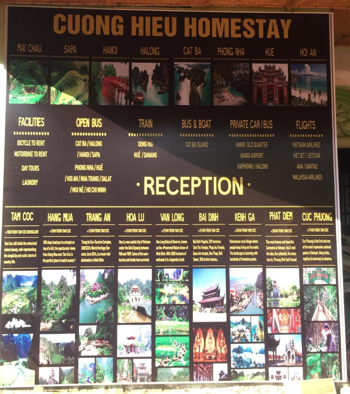 Tam Coc Cuong Hieu Homestay Ninh Binh Exteriér fotografie